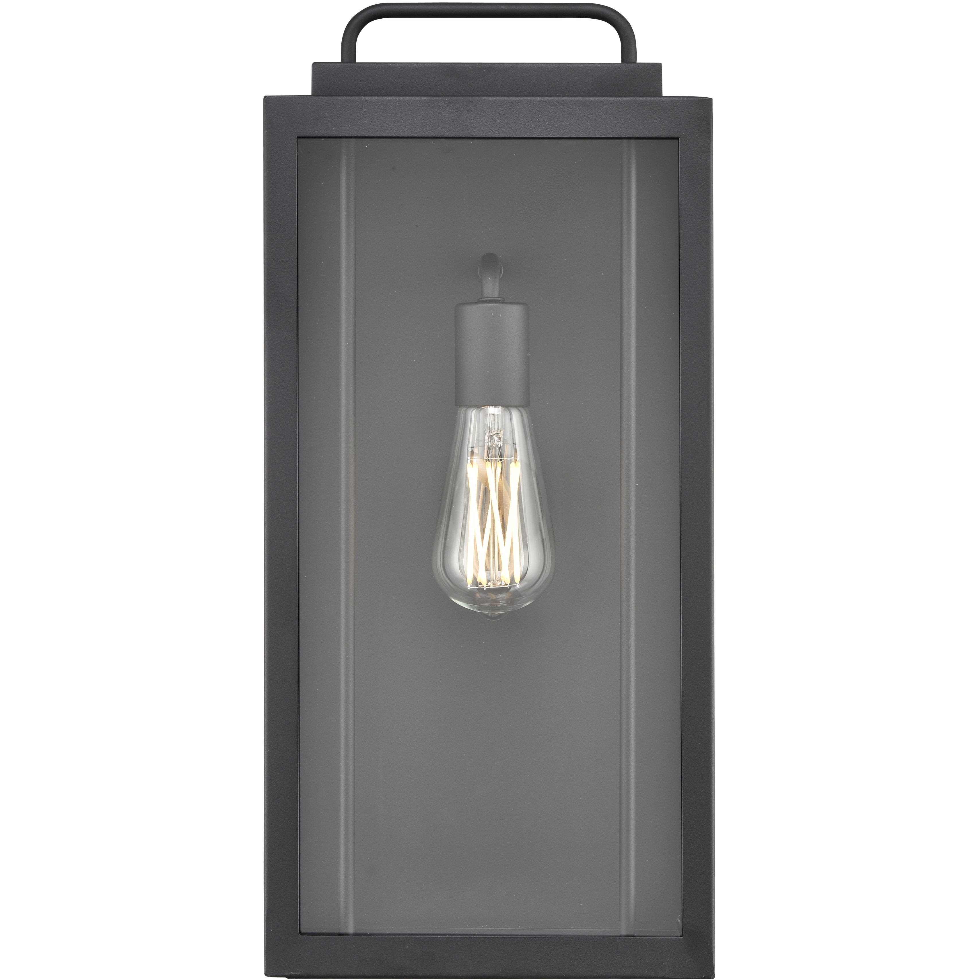 Gallatin 1 Light 19.2 inch Textured Black Outdoor Wall Sconce